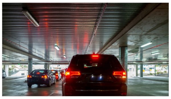 Vehicle congestion exiting garage