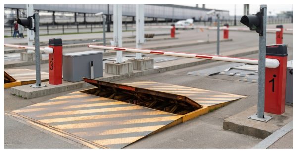 Gate and automated barrier