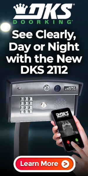 DKS DoorKing See Clearly 300x600 Banner Ad