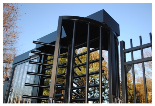 Exterior Full Height Turnstile Entry