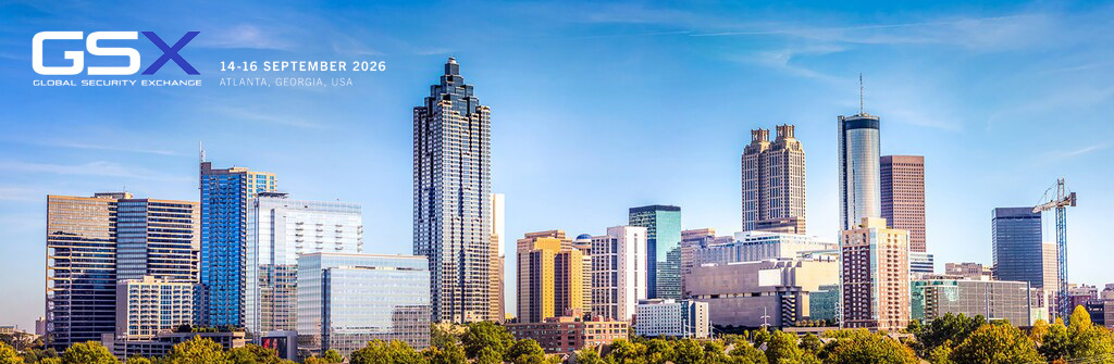 Atlanta skyline during the day with GSX 2026 logo