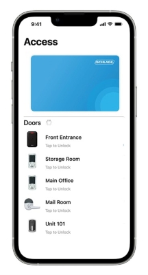 Image of mobile bluetooth credentials 